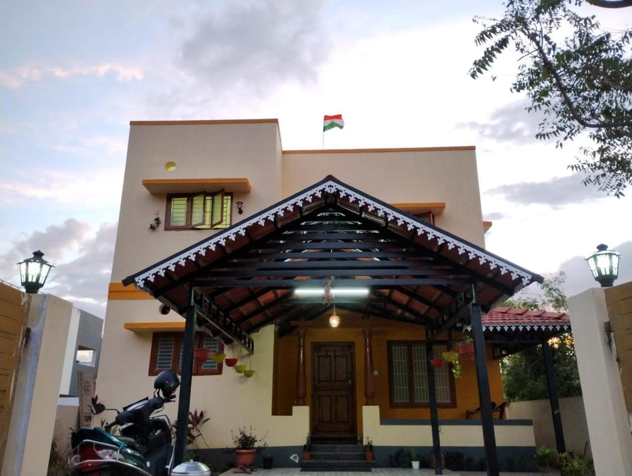 A Chettinad Villa In Coimbatore On The Way To Adiyogi And Nearer To Maruthamalai Экстерьер фото